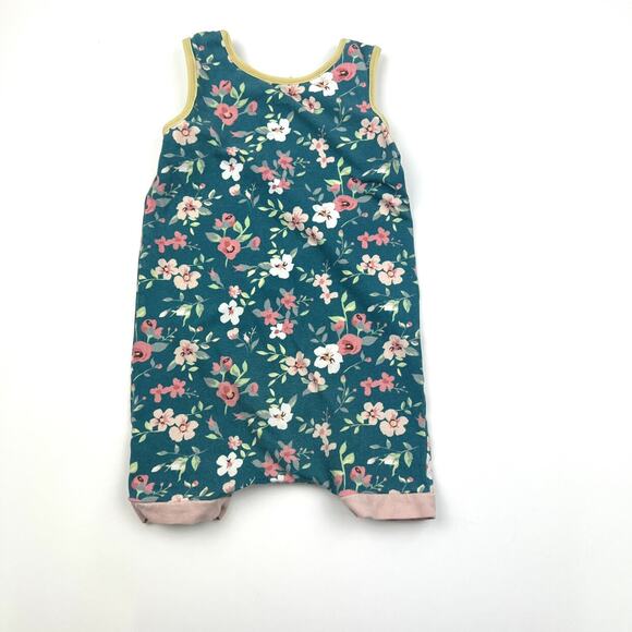 Rags Floral Henley Romper - Picture 6 of 6